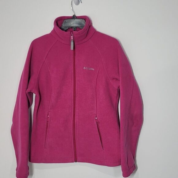 Columbia Women's Pink Fleece Jacket - Picture 1 of 10